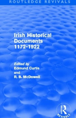 Бумажная книга «Irish Historical Documents, 1172-1972 (Routledge Revivals)» - фото №1