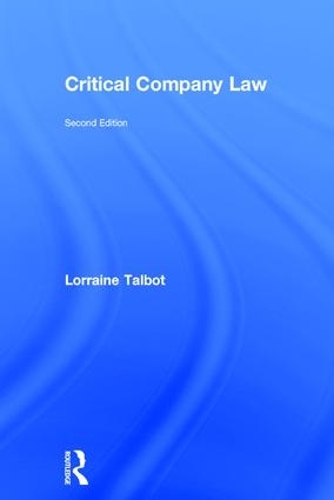 Паперова книга «Critical Company Law», автор Лоррейн Телбот - фото №1