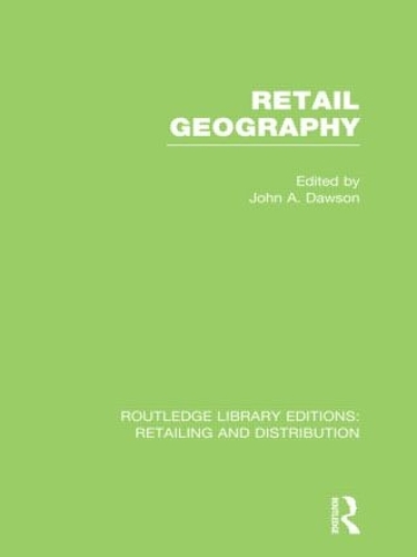Бумажная книга «Retail Geography (RLE Retailing and Distribution)» - фото №1