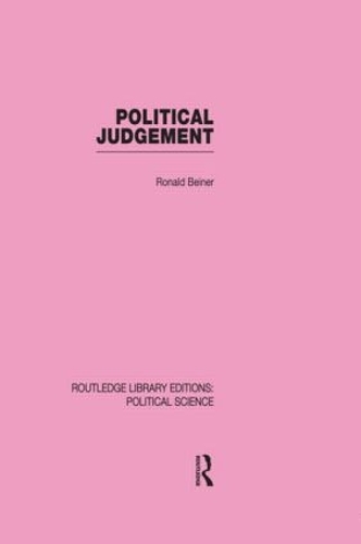 Паперова книга «Political Judgement», автор Рональд Бейнер - фото №1