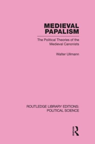 Паперова книга «Medieval Papalism», автор Волтер Ульман - фото №1