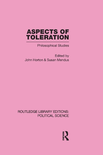 Паперова книга «Aspects of Toleration» - фото №1