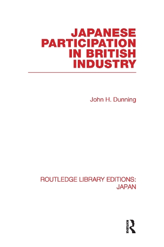 Бумажная книга «Japanese Participation in British Industry», автор Джон Даннинг - фото №1