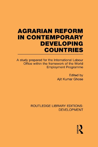 Бумажная книга «Agrarian Reform in Contemporary Developing Countries: A Study Prepared for the International Labour Office within the Framework of the World Employment Programme» - фото №1