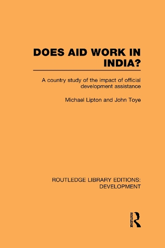 Паперова книга «Does Aid Work in India?: A Country Study of the Impact of Official Development Assistance», автор Майкл Ліптон - фото №1