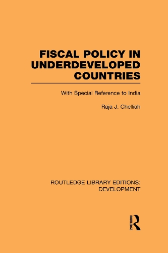 Бумажная книга «Fiscal Policy in Underdeveloped Countries: With Special Reference to India», автор Раджа Дж. Челлиах - фото №1