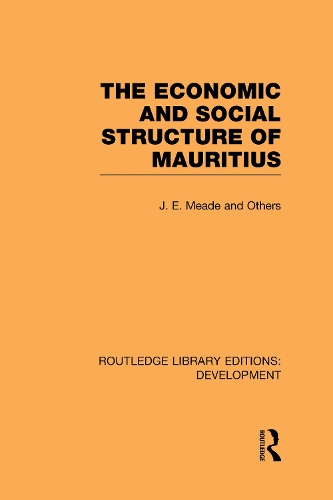 Бумажная книга «The Economic and Social Structure of Mauritius», автор Джеймс Мид - фото №1