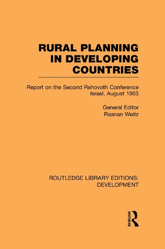 Паперова книга «Rural Planning in Developing Countries: Report on the Second Rehovoth Conference Israel, August 1963» - фото №1