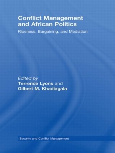 Паперова книга «Conflict Management and African Politics: Ripeness, Bargaining, and Mediation» - фото №1