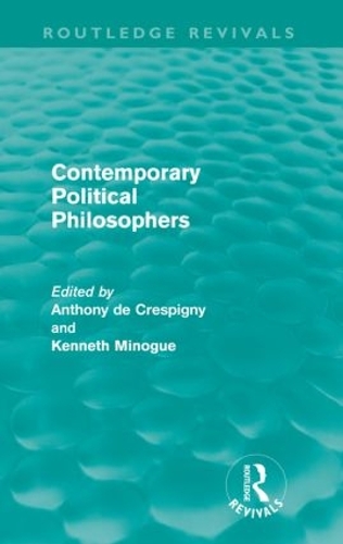 Бумажная книга «Contemporary Political Philosophers» - фото №1