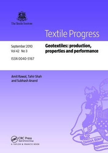 Бумажная книга «Geotextiles: Production, Properties and Performance» - фото №1