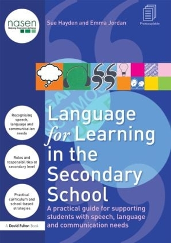 [object Object] «Language for Learning in the Secondary School: A Practical Guide for Supporting Students with Speech, Language and Communication Needs», авторів Емма Джордан, Сью Хейден - фото №1