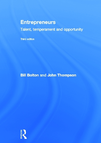 Паперова книга «Entrepreneurs: Talent, Temperament and Opportunity», авторів Білл Болтон, Джон Томпсон - фото №1