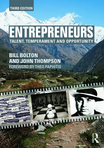 Паперова книга «Entrepreneurs: Talent, Temperament and Opportunity», авторів Білл Болтон, Джон Томпсон - фото №1