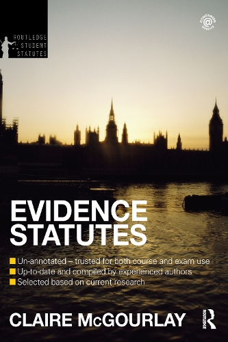 Паперова книга «Evidence Statutes 2012-2013», авторів Клер МакГурлей, Дуглас Крекнелл, Метью Холл - фото №1