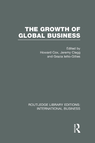 Паперова книга «The Growth of Global Business (RLE International Business)» - фото №1