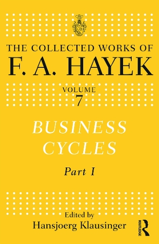Паперова книга «Business Cycles: Part I», автор Ф.А. Хайєк - фото №1