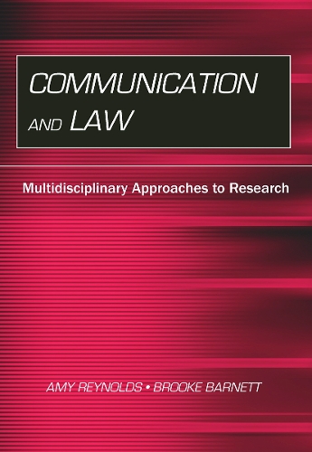 Бумажная книга «Communication and Law: Multidisciplinary Approaches to Research» - фото №1