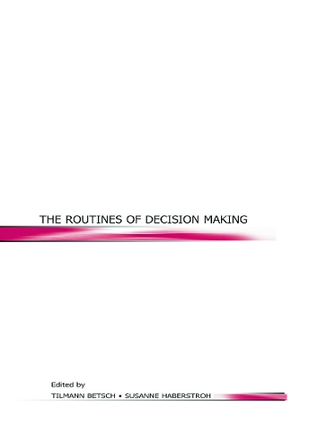 Бумажная книга «The Routines of Decision Making» - фото №1