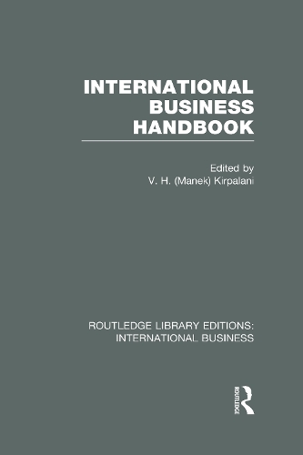 Паперова книга «International Business Handbook (RLE International Business)» - фото №1