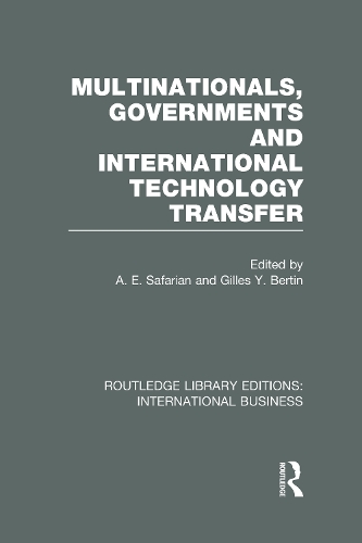 Паперова книга «Multinationals, Governments and International Technology Transfer (RLE International Business)» - фото №1