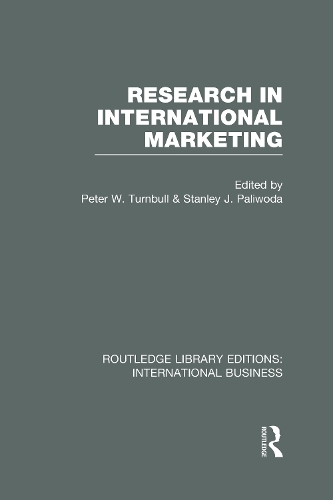 Паперова книга «Research in International Marketing (RLE International Business)» - фото №1