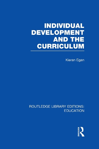Паперова книга «Individual Development and the Curriculum», автор Кіран Іган - фото №1