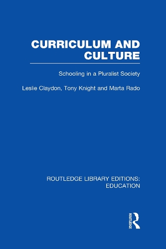 Бумажная книга «Curriculum and Culture (RLE: Education): Schooling in a Pluralist Society» - фото №1