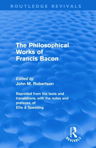 Бумажная книга «The Philosophical Works of Francis Bacon» - фото №1