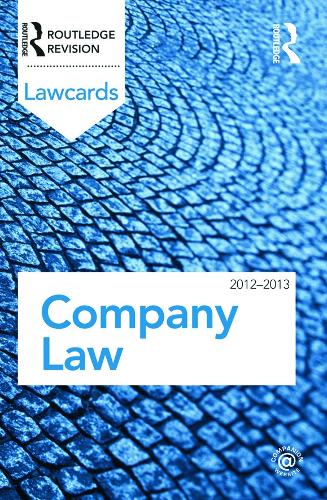 Бумажная книга «Company Lawcards 2012-2013», автор Раутледж - фото №1