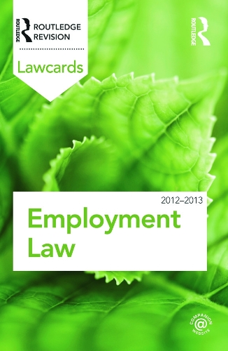 Бумажная книга «Employment Lawcards 2012-2013», автор Раутледж - фото №1