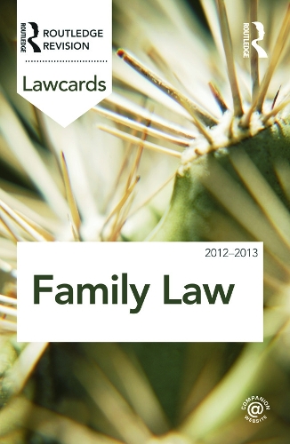 Бумажная книга «Family Lawcards 2012-2013», автор Раутледж - фото №1