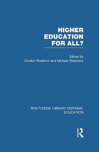 Паперова книга «Higher Education for All? (RLE Edu G)» - фото №1