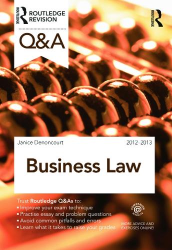 Паперова книга «Q&A Business Law», автор Дженіс Денонкур - фото №1