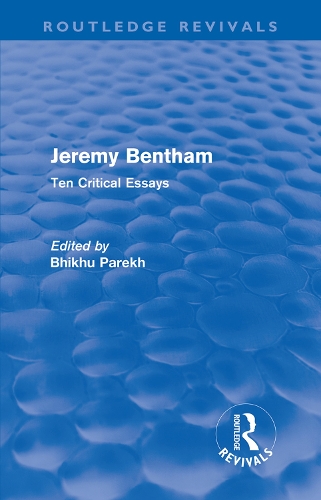 Паперова книга «Jeremy Bentham: Ten Critical Essays» - фото №1