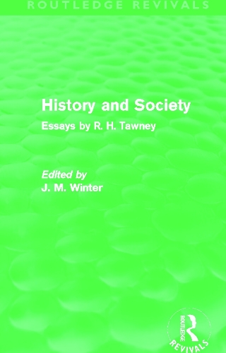 Бумажная книга «History and Society: Essays by R.H. Tawney», автор Р.Х. Тауни - фото №1