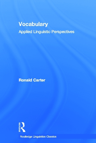[object Object] «Vocabulary: Applied Linguistic Perspectives», автор Рональд Картер - фото №1