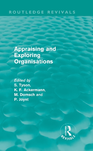 Бумажная книга «Appraising and Exploring Organisations (Routledge Revivals)» - фото №1