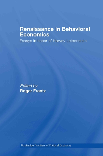 Бумажная книга «Renaissance in Behavioral Economics: Essays in Honour of Harvey Leibenstein» - фото №1