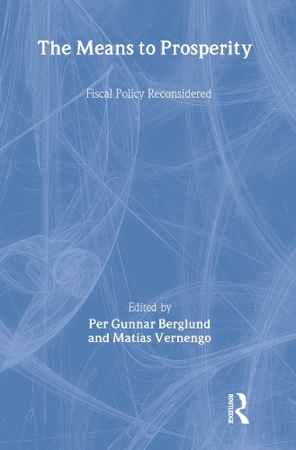 Бумажная книга «The Means to Prosperity: Fiscal Policy Reconsidered» - фото №1