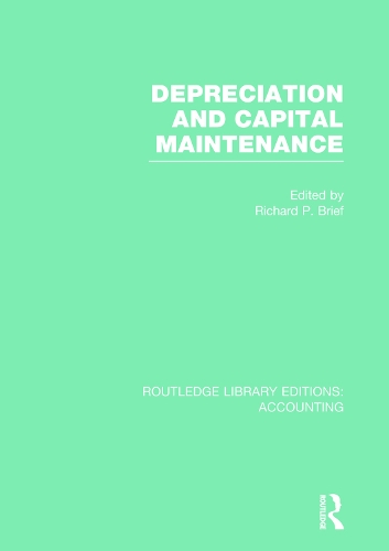 Бумажная книга «Depreciation and Capital Maintenance (RLE Accounting)» - фото №1