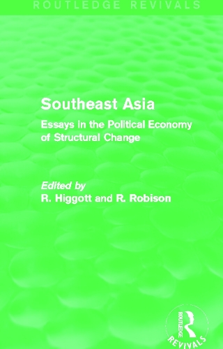 Бумажная книга «Southeast Asia (Routledge Revivals): Essays in the Political Economy of Structural Change» - фото №1