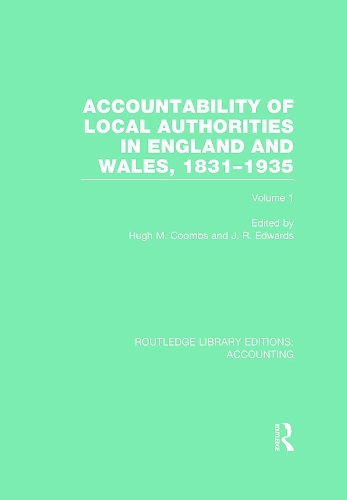 Бумажная книга «Accountability of Local Authorities in England and Wales, 1831-1935 Volume 1 (RLE Accounting)» - фото №1