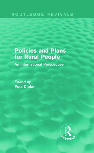 Бумажная книга «Policies and Plans for Rural People (Routledge Revivals): An International Perspective» - фото №1