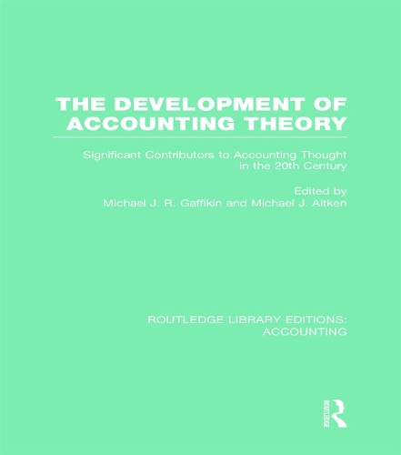 Бумажная книга «The Development of Accounting Theory (RLE Accounting): Significant Contributors to Accounting Thought in the 20th Century» - фото №1
