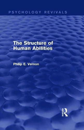 Паперова книга «The Structure of Human Abilities», автор Філіп Е. Вернон - фото №1