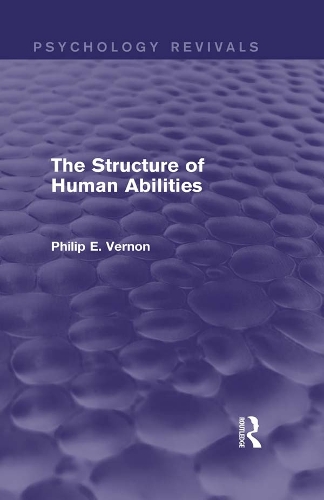 Бумажная книга «The Structure of Human Abilities», автор Филип Э. Вернон - фото №1