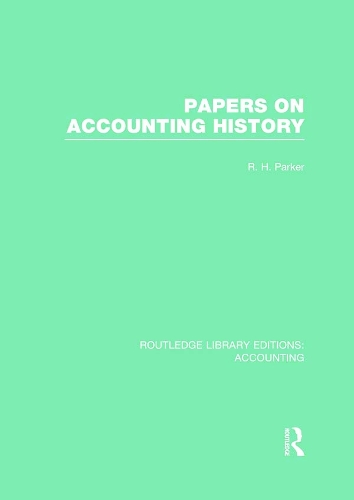 Бумажная книга «Papers on Accounting History (RLE Accounting)» - фото №1