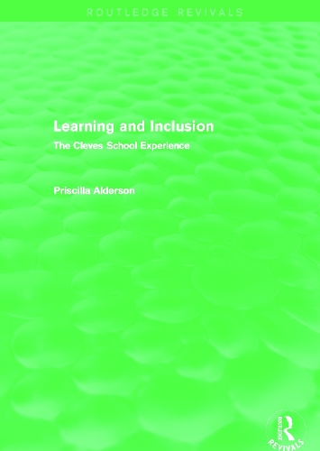 Бумажная книга «Learning and Inclusion (Routledge Revivals): The Cleves School Experience», автор Присцилла Олдерсон - фото №1