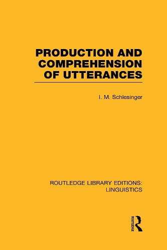 Бумажная книга «Production and Comprehension of Utterances (RLE Linguistics B: Grammar)» - фото №1